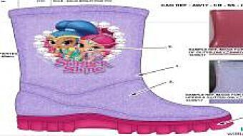 Shimmer and shine wellies shop