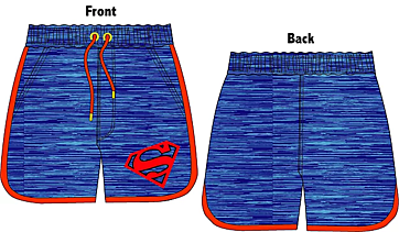 Mens superman swim trunks best sale