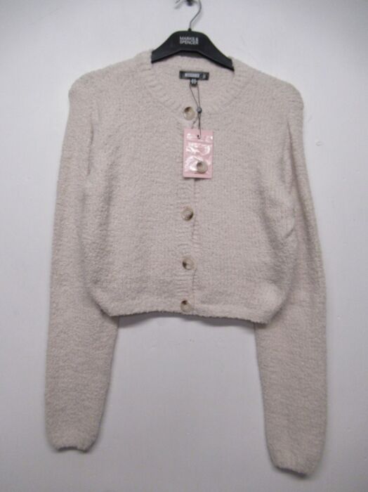 LADIES EXCHAINSTORE BRANDED CHENILLE CARDIGAN PL17924