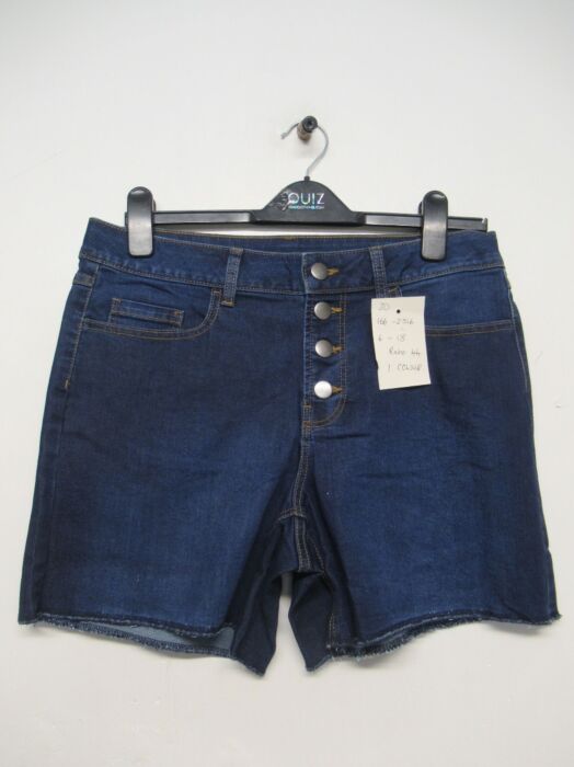 LADIES EXCHAINSTORE BRANDED DENIM SHORT PL19551