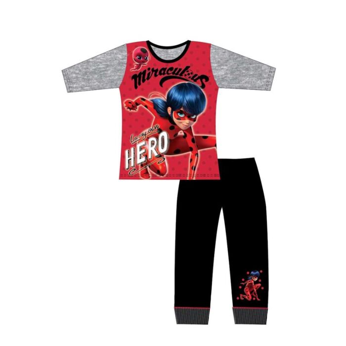 GIRLS MIRACULOUS LADYBUG SUBLIMATION PYJAMAS QA6041