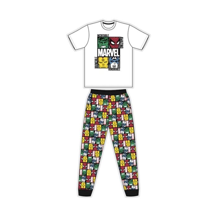 MENS MARVEL COMICS PYJAMAS PL1113