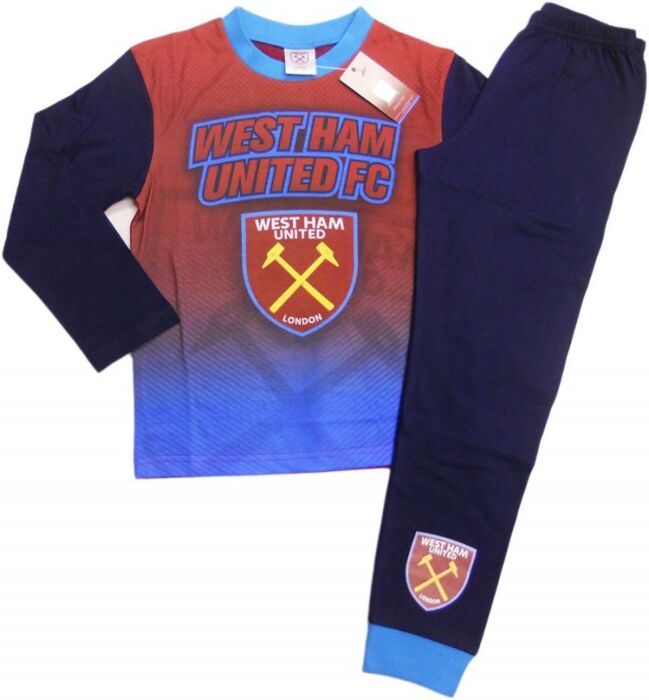 Official WEST HAM UNITED FC kids pyjamas size 11/12 years 