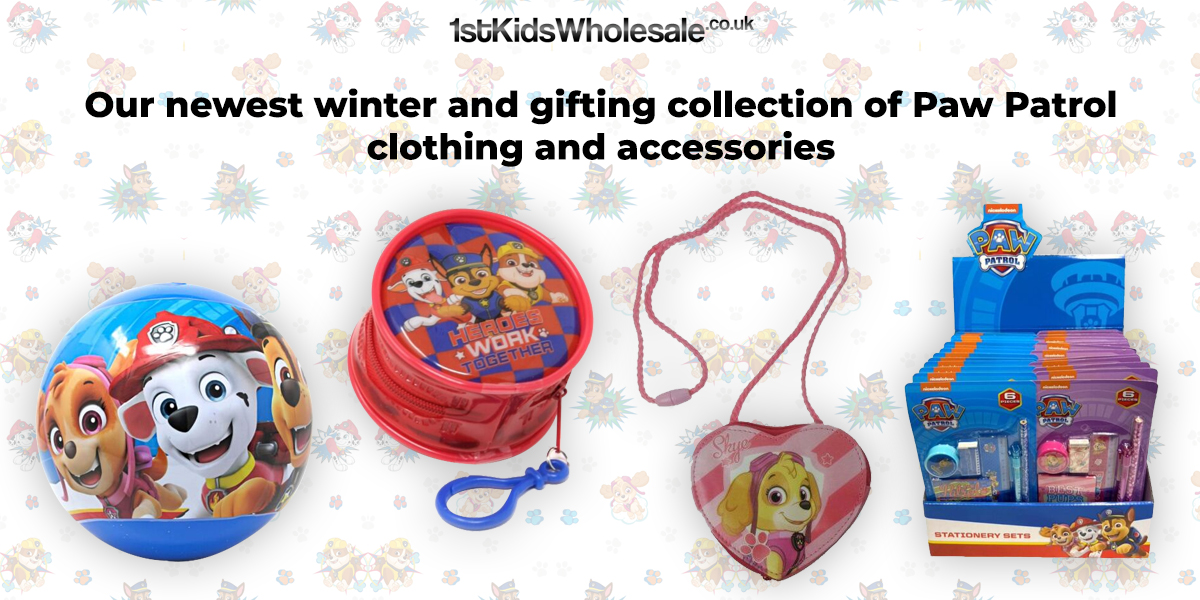 Our newest winter and gifting collection of Paw Patrol clothing and accessories