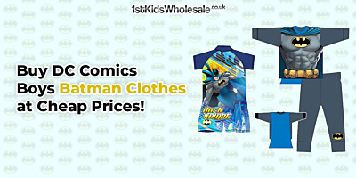 Buy DC Comics Boys Batman Clothes at Cheap Prices!