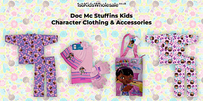 Doc Mc Stuffins Kids Character Clothing & Accessories at 1stKids Wholesale