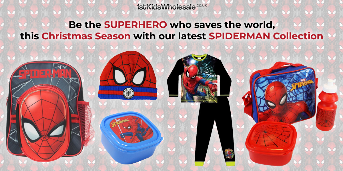 This Christmas Season with our latest SPIDERMAN Collection